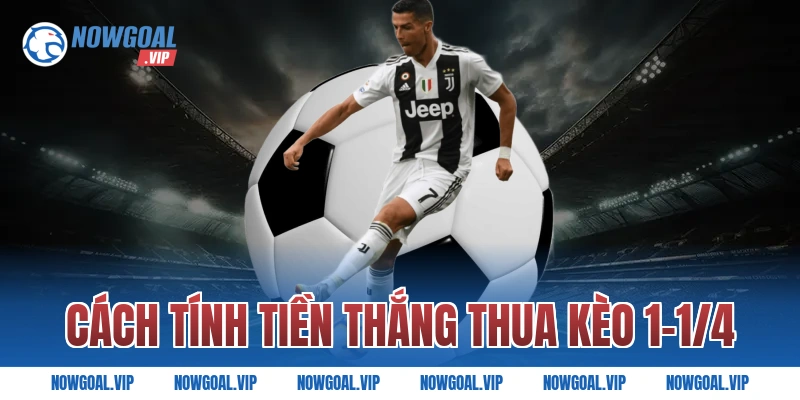 Cách tính tiền thắng thua kèo 1-1/4